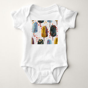 Body Para Bebé Árboles de otoño: acuarela pintada a mano sin foco