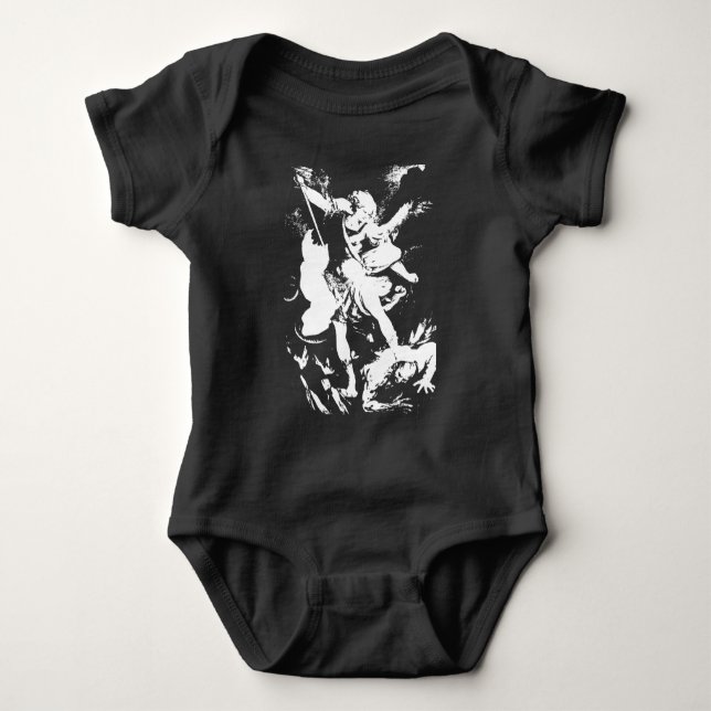 Body Para Bebé Archangel Michael T-Shirt (Anverso)
