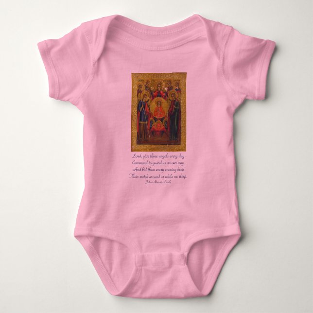 Body Para Bebé Archanglas, crepúsculo onsie (Anverso)