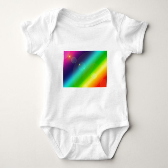 Body Para Bebé arco iris (Anverso)
