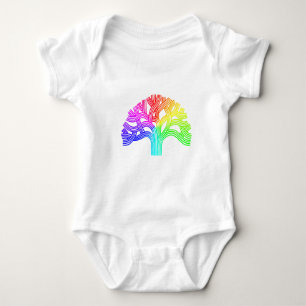 Body Para Bebé Arco iris del árbol de Oakland
