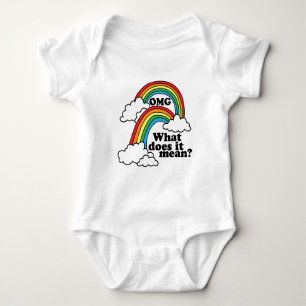 Body Para Bebé Arco iris doble