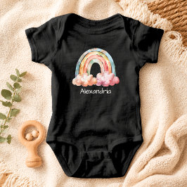 Body Para Bebé Arcoíris Boho