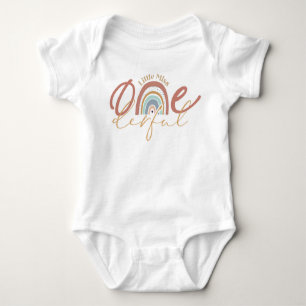 Body Para Bebé Arcoiris Boho - Pequeña Miss Maravillosa