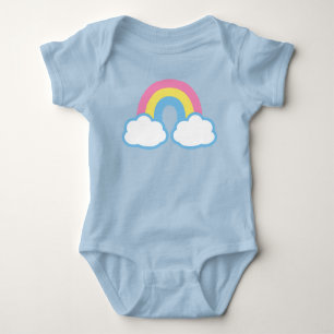 Body Para Bebé Arcoiris retro