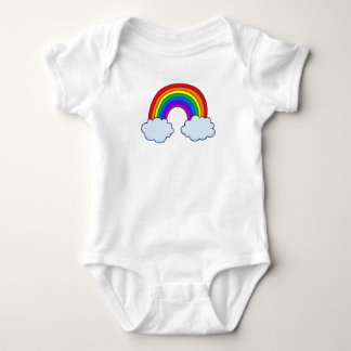 Body Para Bebé Arcoiris suave de personalizable