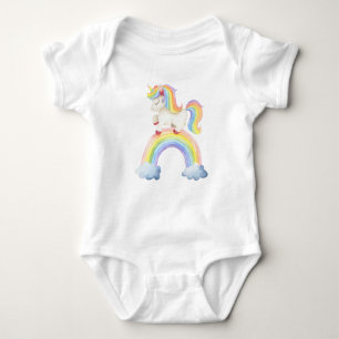 Body Para Bebé Arcoiris unicornio