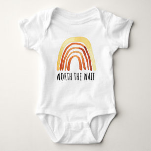 Body Para Bebé Arcoiris Valioso El Traje De Bebé Esperante