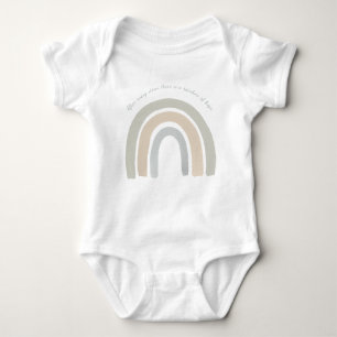 Body Para Bebé Arcoiris vintage