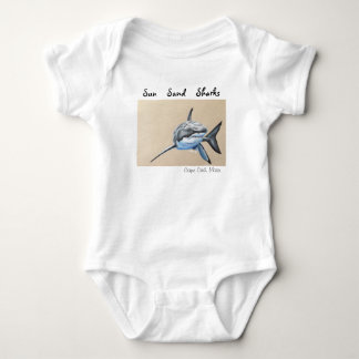 Body Para Bebé Arena de Sun… ¡Pequeños tiburones!