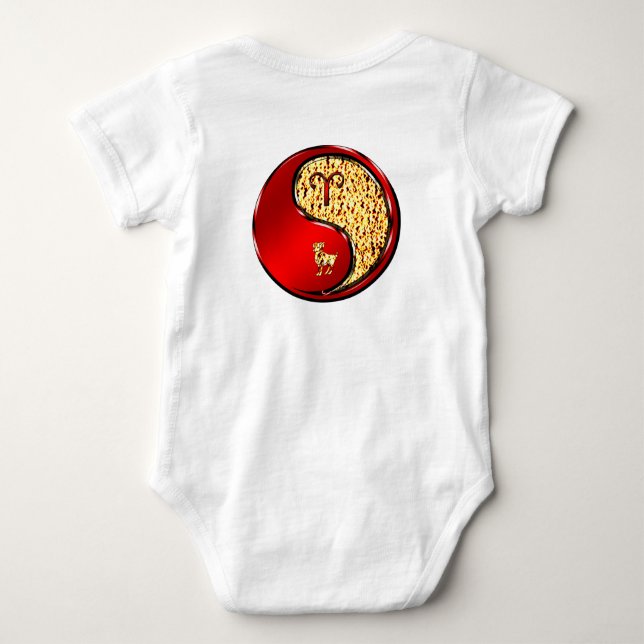 Body Para Bebé Aries (Reverso)