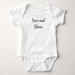 Body Para Bebé Arise and Shine Baby Bodysuit
