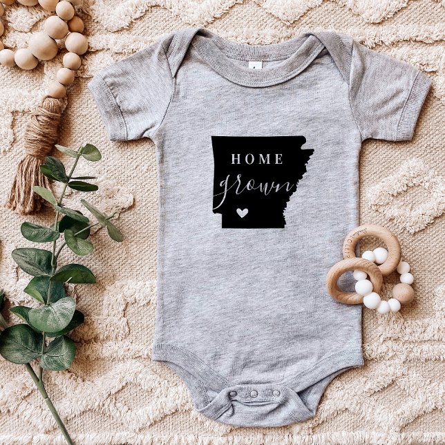 Body Para Bebé Arkansas Home Grown State Tee (Subido por el creador)