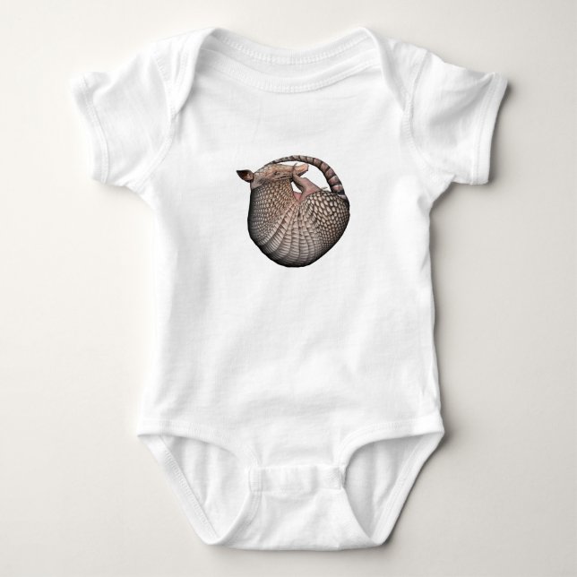 Body Para Bebé Armadillo Asombroso (Anverso)