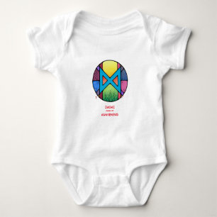 Body Para Bebé Art Nouveau Rune Dagaz - ¡Despertar!