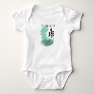 Body Para Bebé arte de árbol verde escandinavo simple moderno men