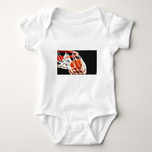 Body Para Bebé Arte de baloncesto