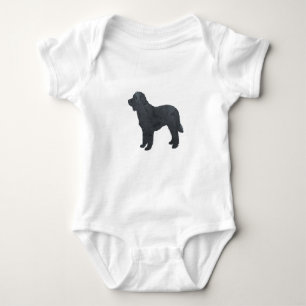 Body Para Bebé Arte de Goldendoodle negro/Labradoodle
