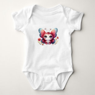 Body Para Bebé Arte de Mariposa Bebé Adorable