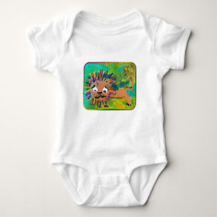Body Para Bebé "Arte de niños por león bebé"