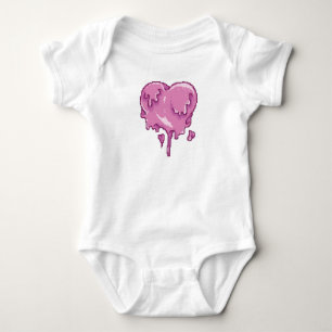 Body Para Bebé Arte de píxeles de amor derretido