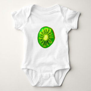 Body Para Bebé Arte pop color de la fruta kiwi brillante agua ori