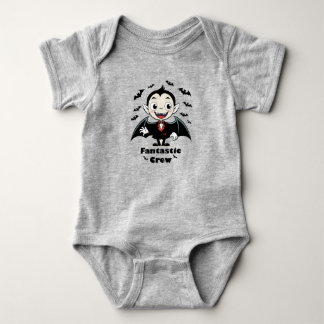 Body Para Bebé Arte vectorial de Halloween de niño vampiro lindo