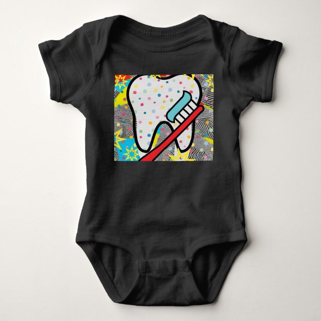 Body Para Bebé Artes dentales (Anverso)