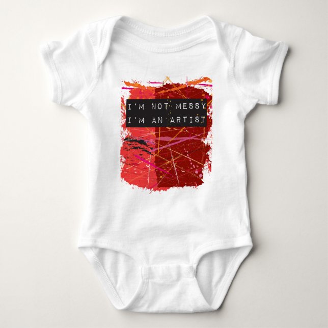 Body Para Bebé Artista (Anverso)