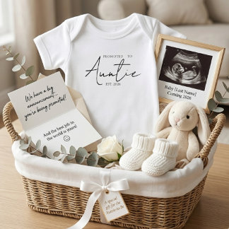 Body Para Bebé Ascendida a tía dulce anuncio del año EST