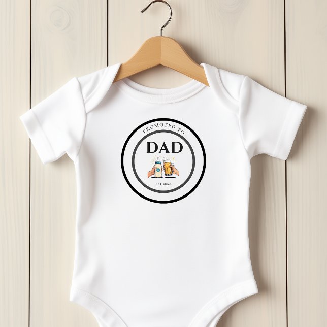 Body Para Bebé Ascendido a Papá Est 2026 Bodysuit de Bebé (Subido por el creador)