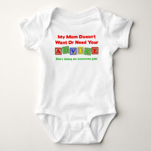 Body Para Bebé Asesoramiento parental Funny Romper Creeper