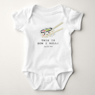 Body Para Bebé Así es como hago rodar sushi Roll