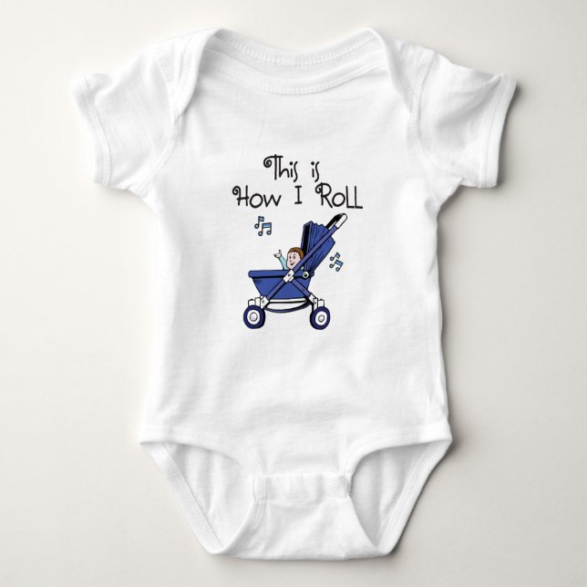 Body Para Bebé Así es como rollo la camiseta de niño-infante (Anverso)