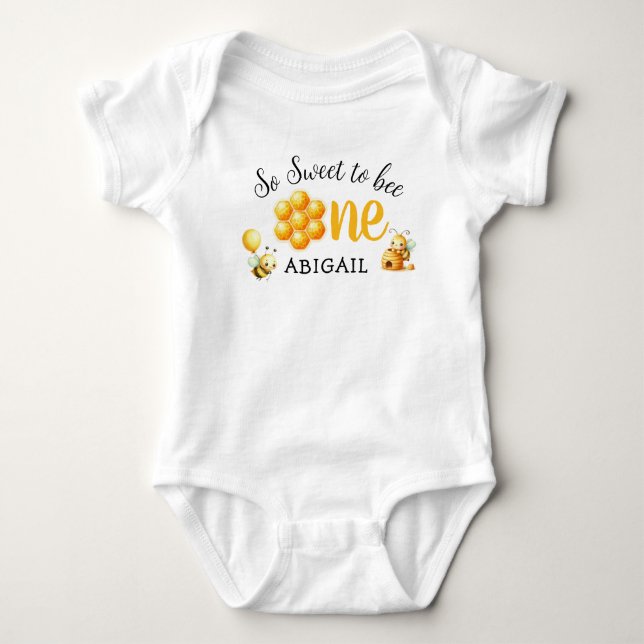 BODY PARA BEBÉ ASÍ QUE DULCE POR SER UN PRIMER CUMPLEAÑOS (Anverso)