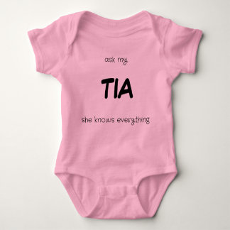 Body Para Bebé Ask My Tia - She Knows Everything