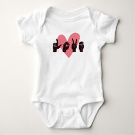 Body Para Bebé ASL Amor IV - Día de San Valentín