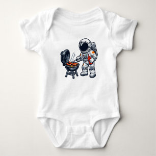 Body Para Bebé Astronaut a la parrilla
