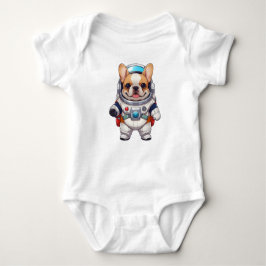 Body Para Bebé Astronauta adorable Bulldog francés