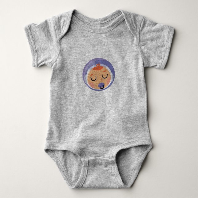 Body Para Bebé Astronauta Niño (Anverso)