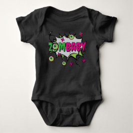 Body Para Bebé Asustado cute gracioso arte pop ZomBaby