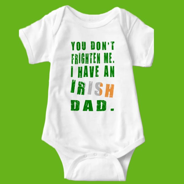 Body Para Bebé Asustar a papá irlandés (Subido por el creador)