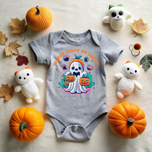 Body Para Bebé At Halloween Treat or trick, diaper!"
