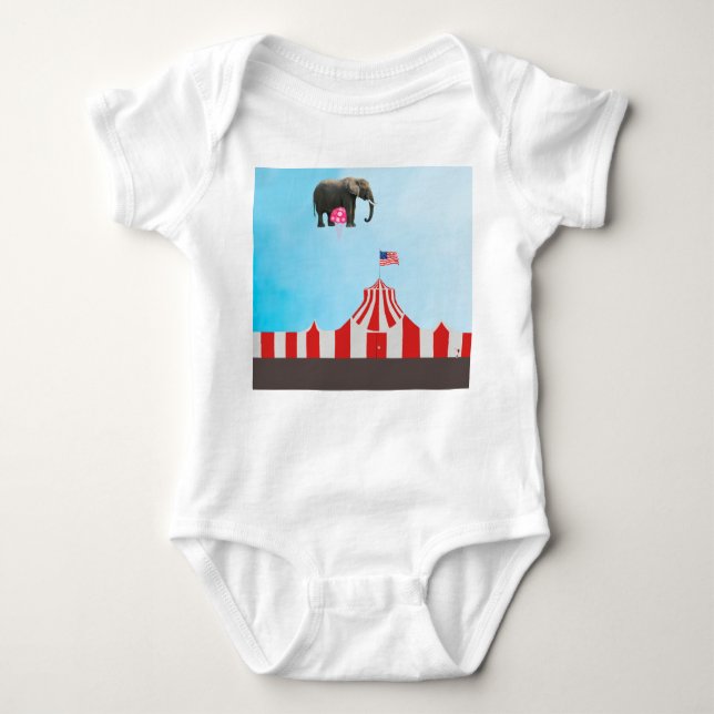 Body Para Bebé At The Circus T-Shirt (Anverso)