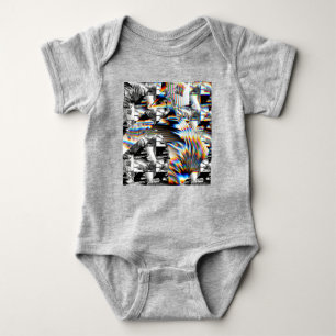 Body Para Bebé Ataque con arco iris traje de bebé