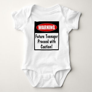 Body Para Bebé ¡Atención! Futuro adolescente, proceder con precau