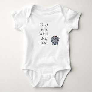 Body Para Bebé Aunque Sea Pequeña, Es Feroz.