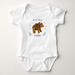 Body Para Bebé Auntie Baby Bodysuit