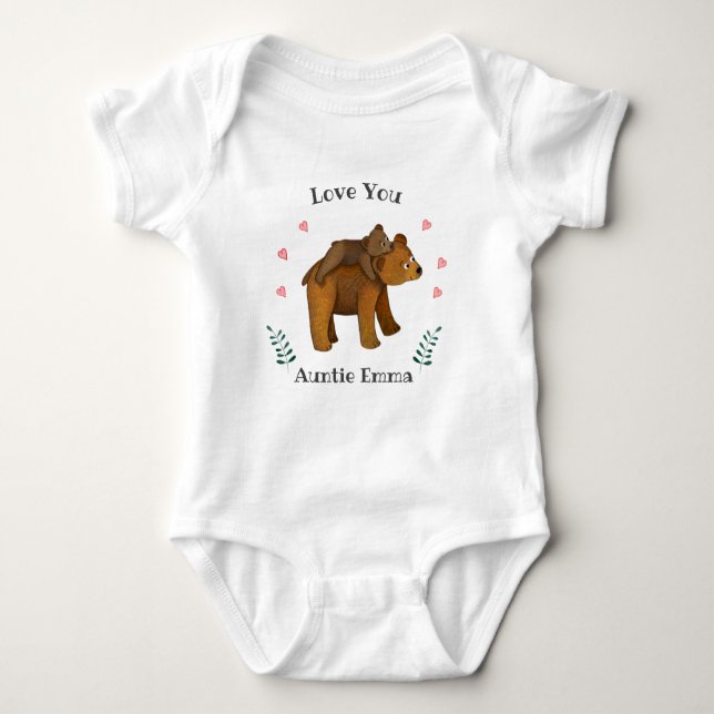 Body Para Bebé Auntie Baby Bodysuit (Anverso)