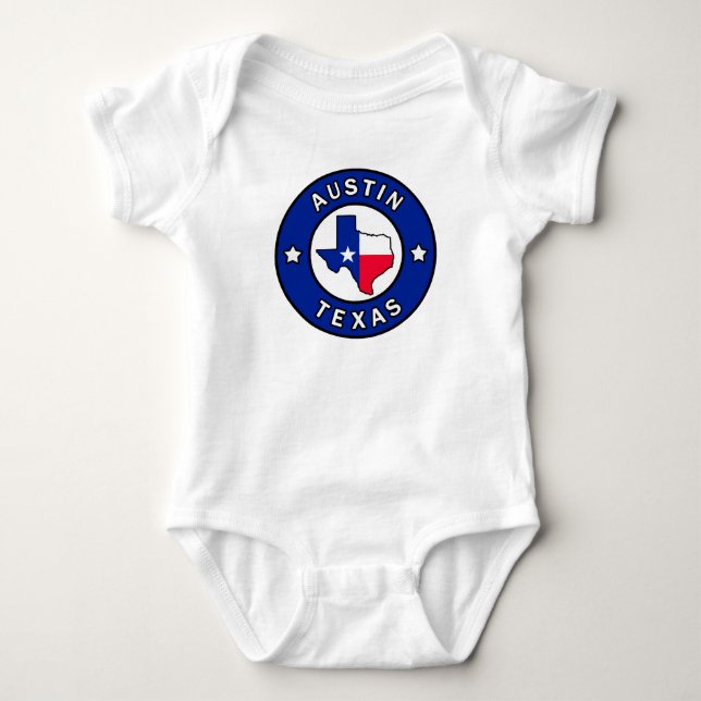 Body Para Bebé Austin Texas (Anverso)